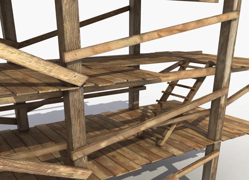 木腳手架